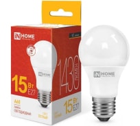 Светодиодная лампа IN HOME LED-A60-VC 15Вт 230В Е27 3000К 1430Лм 4690612020266