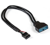 Кабель-переходник ExeGate USB 2.0-USB 3.0 EX-CC-U3U2-0.3 9pin F 19pin M, 0,3м 284940