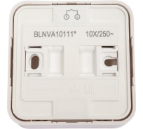 1-клавишный выключатель Systeme Electric Blanca наружный, белый с подсветкой 10А, 250B SE BLNVA101111