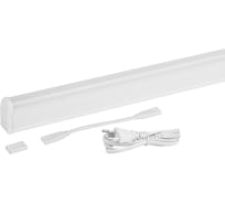 Линейный LED светодиодный светильник ЭРА LLED-01-16W-6500-W 16Вт 6500K L1172мм с выключателем Б0019782