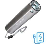 Ручной аккумуляторный фонарь КОСМОС 1Вт LED, линза, Li-ion 18650, 1200mAh, Power-bank, ABS-пластик, USB-шнур KOS116Lit