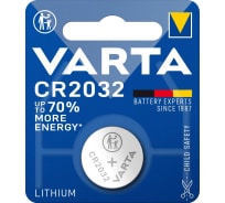 Элемент питания Varta ELECTRONICS CR 2032 06032101401 4008496276882