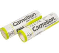 Аккумулятор Camelion NH-AA2500ARBP2 AA-2500mAh, Ni-Mh, Always Ready, BL-2, 1.2В 11006