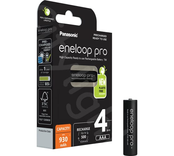 Отзывы о аккумуляторах Panasonic eneloop pro BK-4HCDE/4BE 930mAh AAA R03 BL4 257. Читать 11 отзывов покупателей - интернет магазин ВсеИнструменты.ру