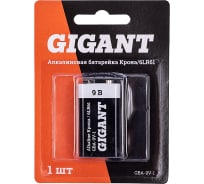 Батарейка Gigant Alkaline Крона/6LR61 блистер 1 шт. GBA-9V-1