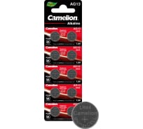 Батарейка для часов Camelion G13 BL-10 Mercury Free AG13-BP10 0%Hg 357A/LR44/A76 12821