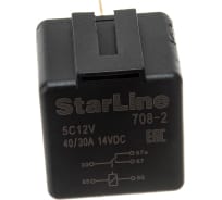 Реле 5-контактное StarLine SL 5C 12V, с держателем 12В, 150мА 1012661