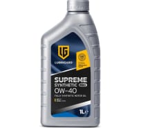 Моторное масло lubrigard supreme synthetic pro 0w-40 LGPSPMS040CH12