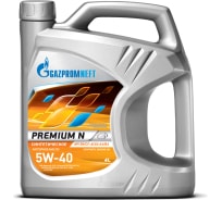 Масло GAZPROMNEFT Premium N 5W-40 4л 2389900144 253140423