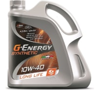 Масло Synthetic Long Life 10W-40 4л G-Energy 253142395