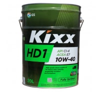 Моторное масло KIXX HD1 10W40, синтетическое, 20 л L2061P20E1