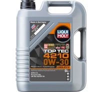 НС-синтетическое моторное масло LIQUI MOLY Top Tec 4210 0W-30 C3, 5л 21605