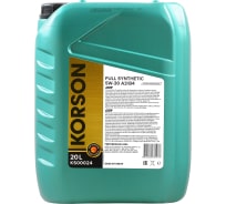 Моторное масло KORSON 5W-30 синтетическое, 20 л KS00024