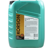 Моторное масло KORSON 5W-40, синтетическое, 20 л KS00114