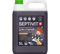 Гель для стирки SEPTIVIT "Сильнозагрязненные Черные Вещи" (Extra Clean), 5л 333_5