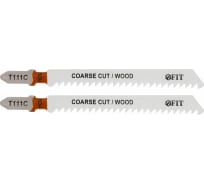 Полотно для электролобзика T111C (2 шт; 100 мм) FIT 40935