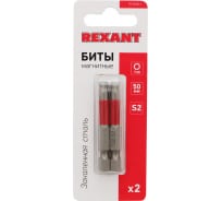 Бита REXANT Torx T-30, 50 мм для шуруповерта сталь S2 уп 2 шт 92-0430-1