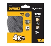 Шлифкруги (5 шт; 125 мм; 120G; сетка) для ЭШМ DEWALT DTM3105-QZ