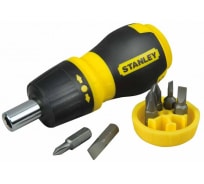 Реверсивная отвертка Stubby Multibit Stanley 0-66-358