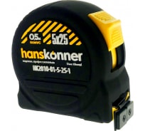 Рулетка Hanskonner 5x25+0,5м HK2010-01-5-25-1