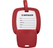 Бирка для багажа Wenger красная, 4.1x4.1x0.4 см 604541