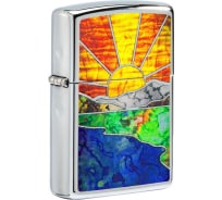 Зажигалка Zippo Лучшая цена с покрытием High Polish Chrome, 38x13x57 мм 49721