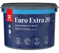 Краска Tikkurila EURO EXTRA 20 моющаяся для влажных помещений, база A 9л 700001107