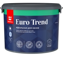 Краска для обоев и стен Tikkurila EURO TREND база A матовая 9л 700009620