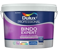 Краска DULUX BINDO EXPERT для потолка и стен, глубокоматовая, белая, база BW 9 л 5775805