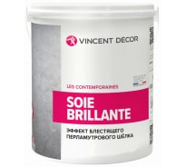 Декоративное перламутровое покрытие VINCENT DECOR SOIE BRILLIANTE с эффектом шелка 4,5л 404-151