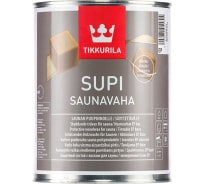 Защитный  воск TIKKURILA SUPI SAUNAVAHA для бани и сауны 1л 45764040110