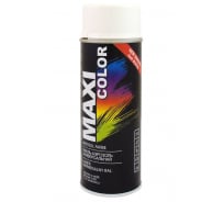 Эмаль-аэрозоль MAXI COLOR белая глянцевая 0,4 л 9010MX