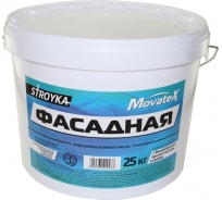 Водоэмульсионная краска Movatex Stroyka фасадная, 25 кг Т31726