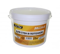 Водоэмульсионная краска Movatex EXTRA для стен и потолков, 25 кг Т33756