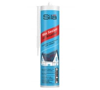 Каучуковый герметик для кровли Sila PRO Max Sealant, All weather, коричневый, 290 мл SAWBR290