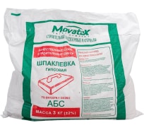 Шпаклевка финишная АБС 3 кг Movatex Т02392