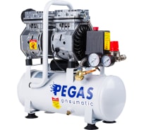 Малошумный компрессор Pegas pneumatic PG-601 безмасляный 6615