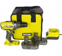 Ударная дрель-шуруповерт Ryobi ONE+ R18PD3-220S 5133003342