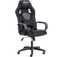 Кресло Tetchair driver 22 кожзаменитель/ткань, черный/серый 36-6/tw-12 19298