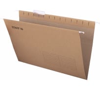 Подвесные папки Staff A4/Foolscap 404x240 мм, до 80 л, комплект 10 шт., крафт-картон 270937